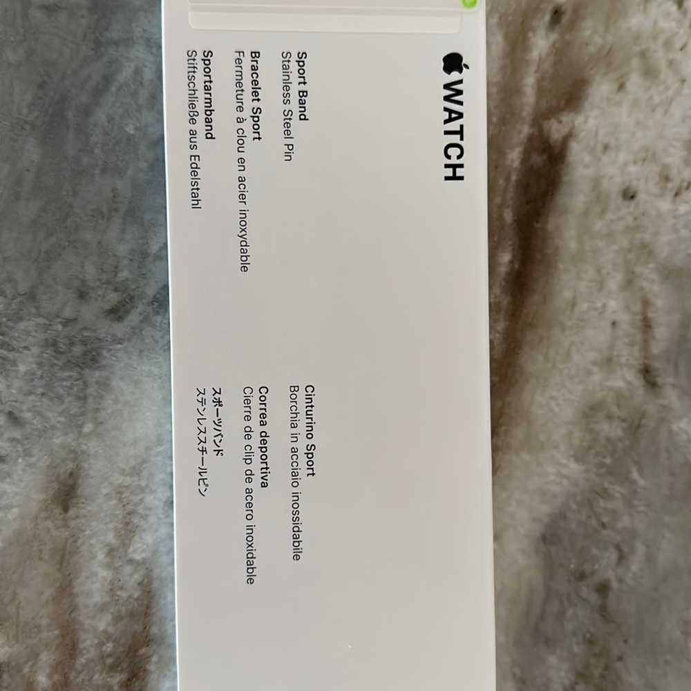 Apple white sport band